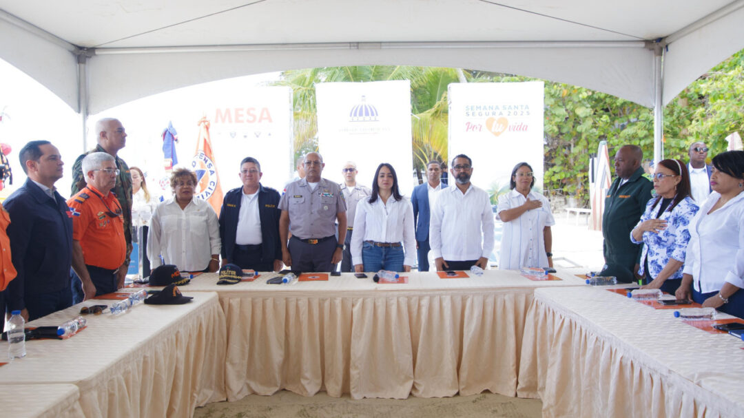 La reunión de la Mesa de Articulación Preventiva la presidió la Ministra de Interior y Policía en un encuentro en Boca Chica.