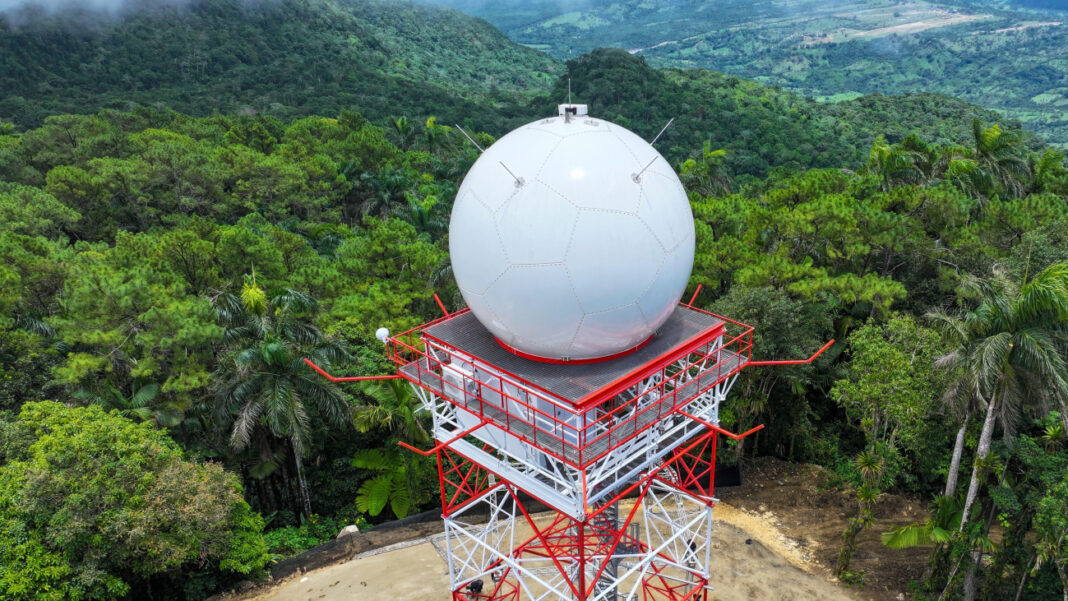 IDAC inaugura radar meteorológico en loma Isabel de Torres