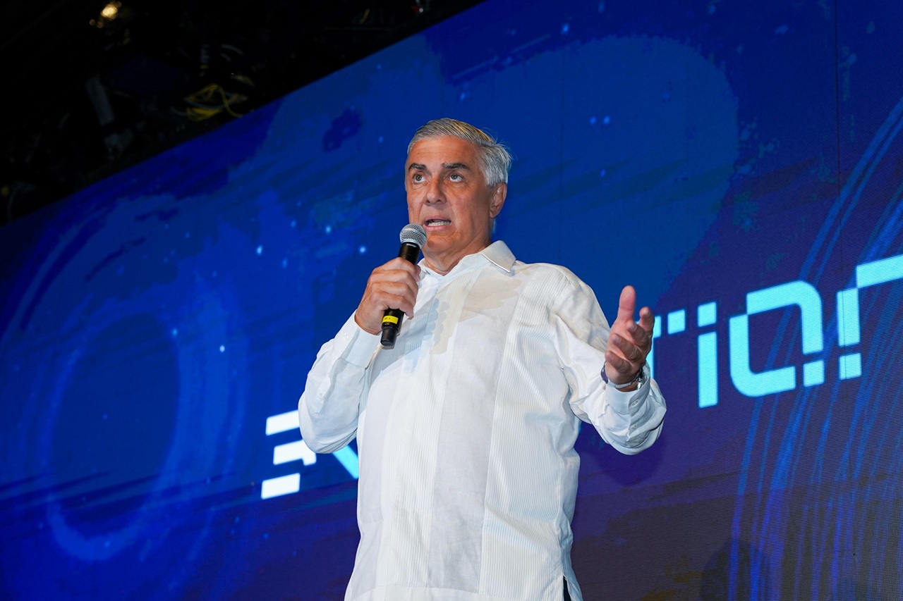 Juan Bancalari presidente de Asonahores durante su participación en el DATE 2025