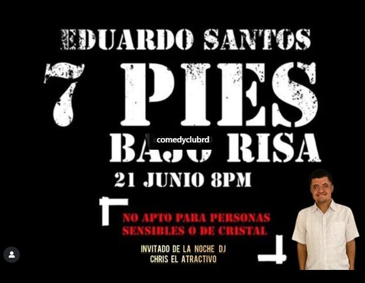 7 Pies bajo risa Eduardo Santos 2