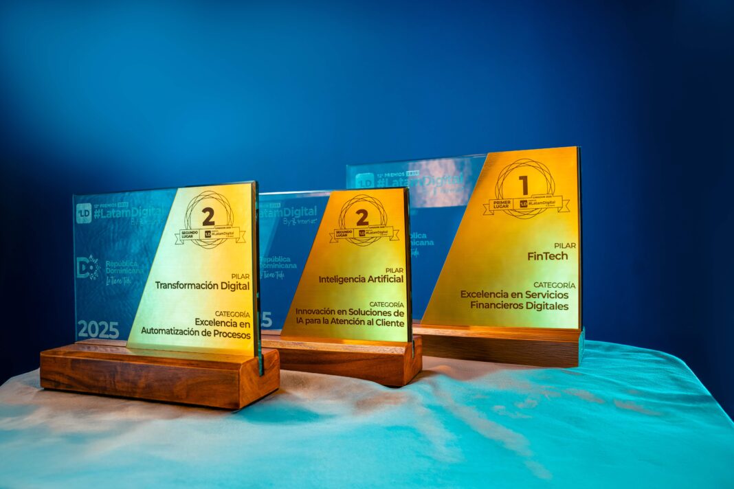Los premios Latam Digital 2025 reconoció los sistema de afiliación digital y el asistente virtual interno JULIA del Banco Popular.