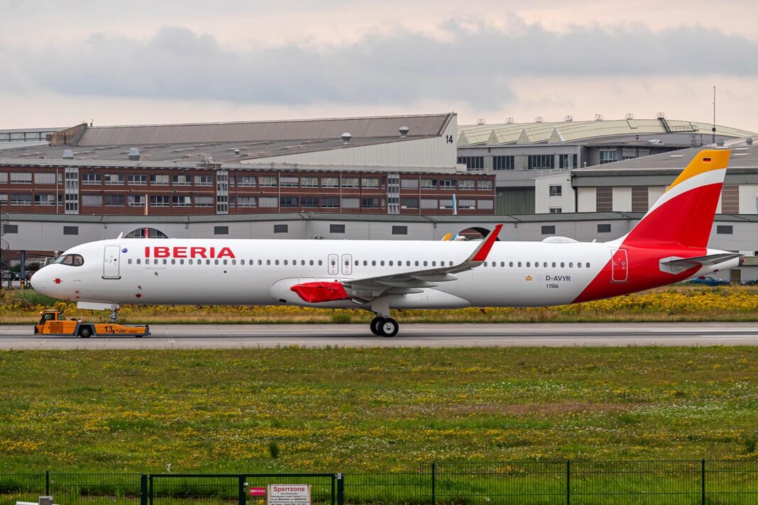 El avión Airbus-A321XLR de Iberia que será utilizado en la nueva ruta Madrid Santo Domingo desde octubre