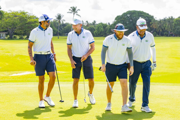 Jugadores durante el torneo Damas ganadoras en el XII Torneo de Golf La Romana.