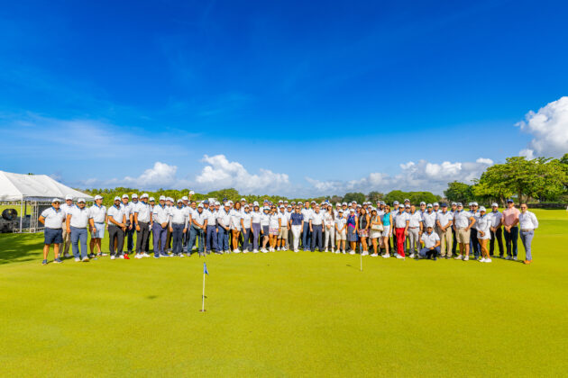 Jugadores durante el torneo Damas ganadoras en el XII Torneo de Golf La Romana.