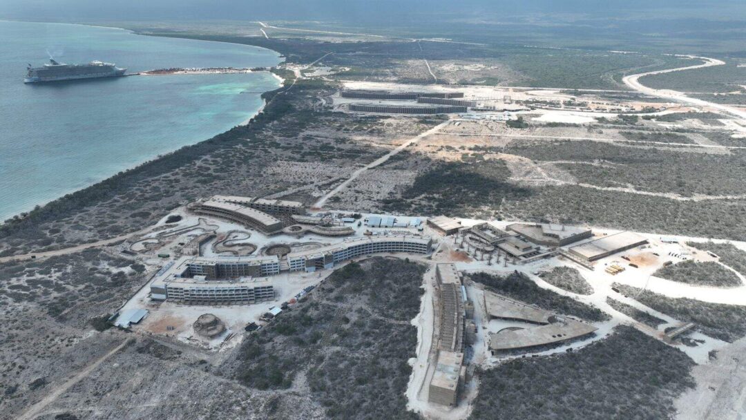 Imagen aérea de la zona de desarrollo hotelero de Cabo Rojo, Pedernales