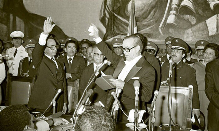 Escena del documental de René Fortunato Triunfo de la democracia, que se estrena el jueves 10 de julio y se estrena el 30 de junio en el Teatro Nacional.