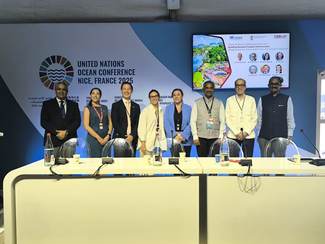 Max Puig participó en el panel “Construyendo Infraestructura Costera Resiliente: Uniendo Ciencia, Política y Finanzas para la Adaptación Climática”, organizado por la Coalición para Infraestructura Resiliente a Desastres (CDRI) en Francia.