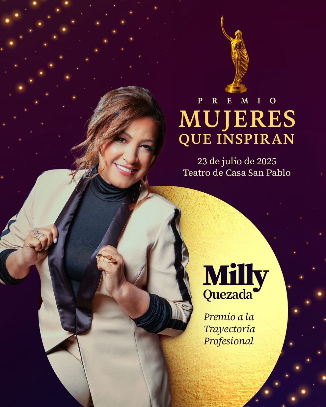 Milly Quezada ha sido una defensora incansable de los derechos de las mujeres en la música, rompiendo barreras y desafiando estereotipos en una industria dominada tradicionalmente por hombres.
