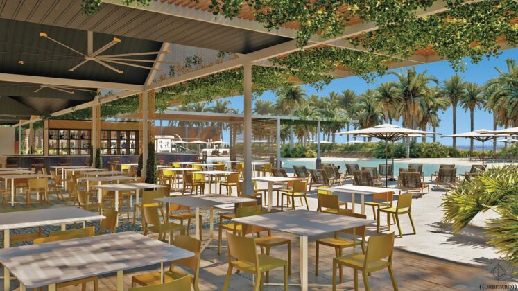 Parte de las instalaciones para recibir a los cruceristas en Samaná Bayport