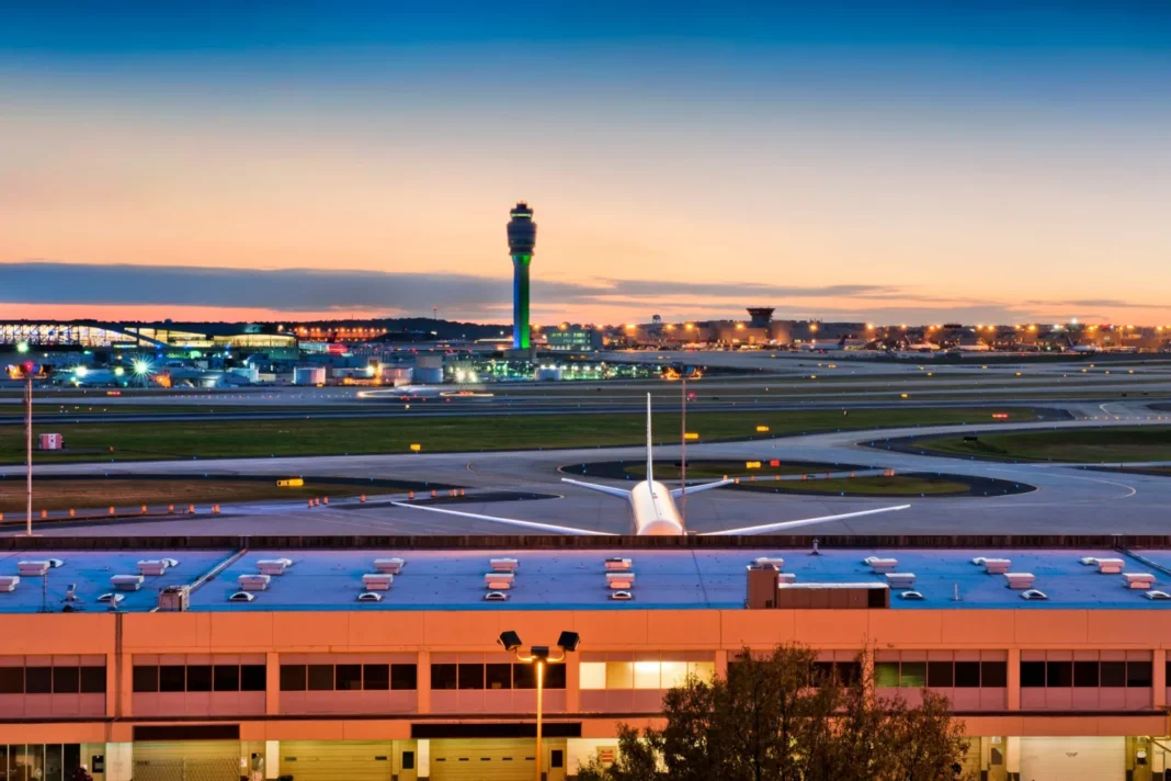 Vista del Aeropuerto Internacional Hartsfield-Jackson de Atlanta (ATL) encabezando el TOP 20 de ACI World