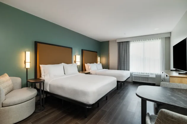 Vista de las habitaciones del LivSmart Studios by Hilton