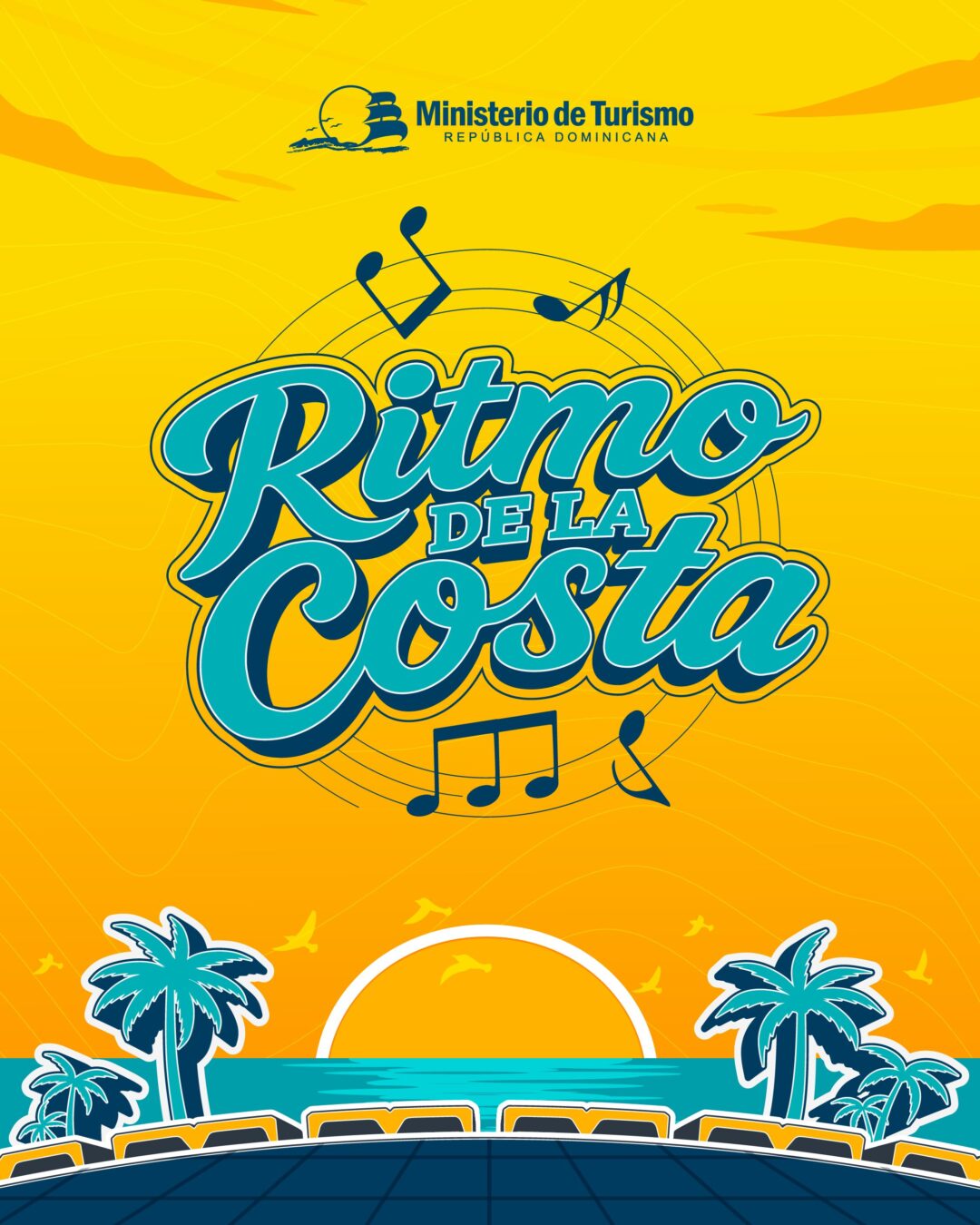 Afiche del programa Ritmo de la Costa del MInisterio de Turismo