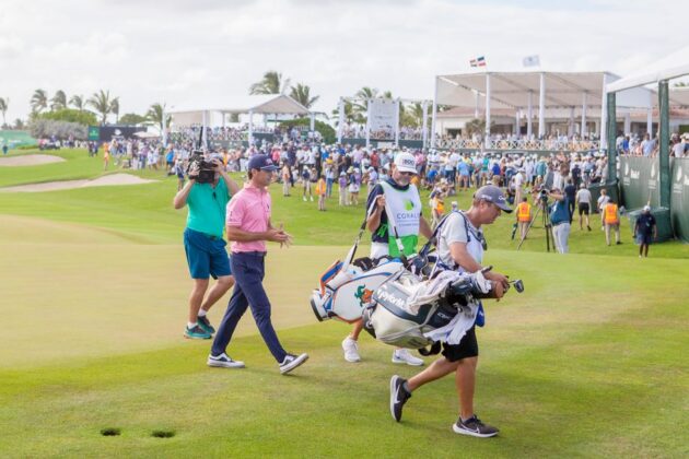 Vista de actividades en el campo de Golf Corales en el Punta Cana Resort