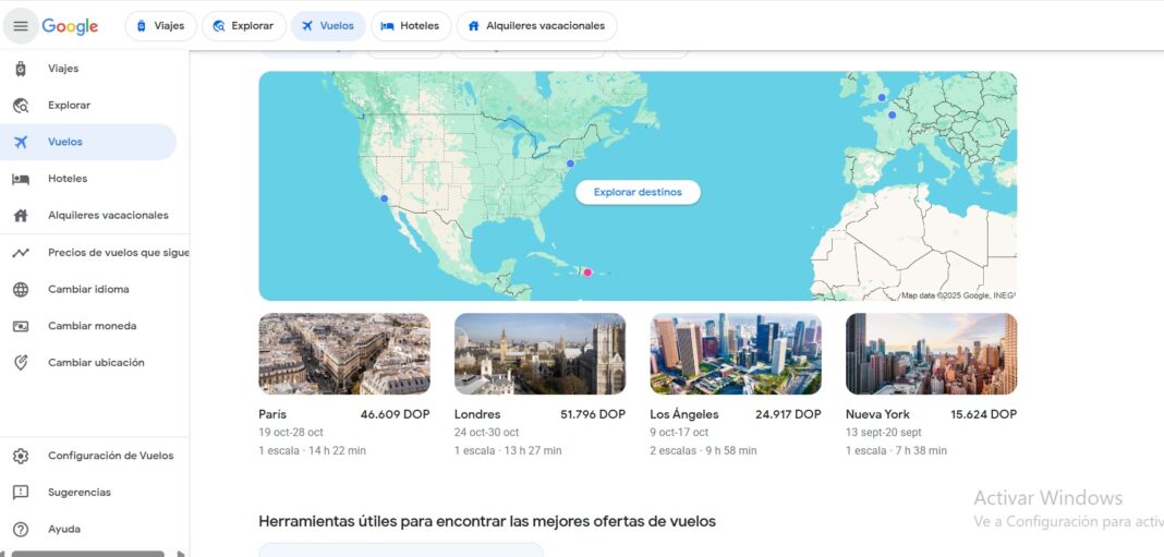 Google asegura que con su nueva herramienta planificar viajes ahora es más fácil pues ésta convierte las indicaciones en lenguaje natural en búsquedas de vuelos a precios increíbles