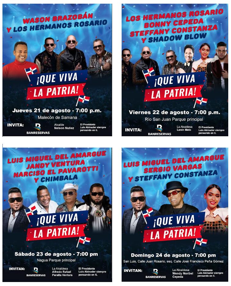 Conciertos de Viva la Patria para este fin de semana
