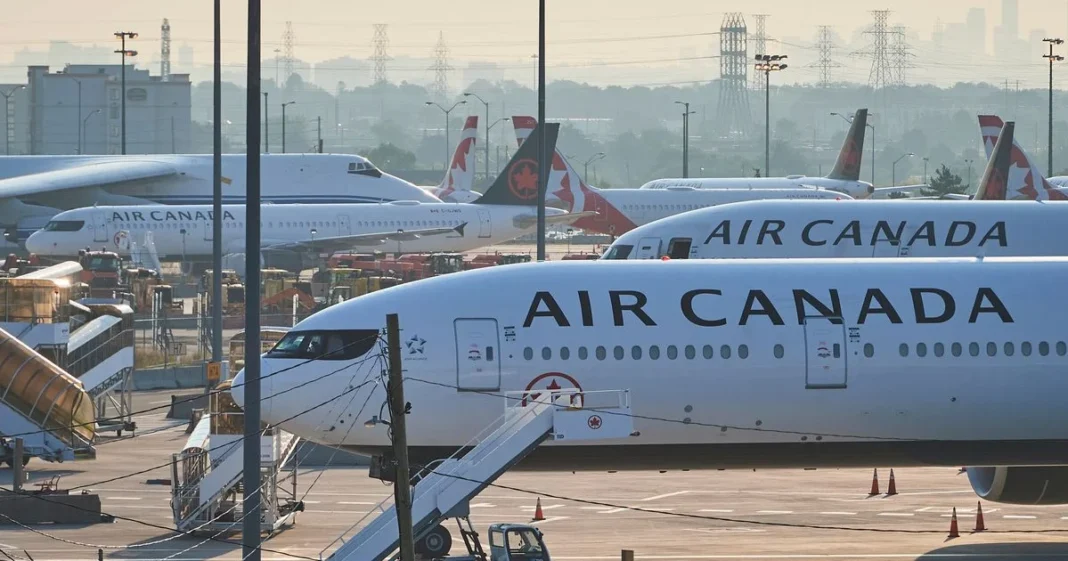 Air Canada canceló cientos de vuelos y suspendió sus operaciones el sábado en respuesta a una huelga de tripulantes de cabina por mejores salarios, una medida que según la compañía afectará a unos 130,000 pasajeros diarios.