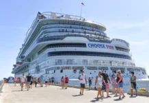 Apordom proyecta aumento de un 23% en la llegada de cruceros para este mes En el primer semestre del año, 1,630,915 pasajeros ingresaron al país vía marítima, para un crecimiento de 208.3 % si se le compara con lo que ocurría hace 10 años.