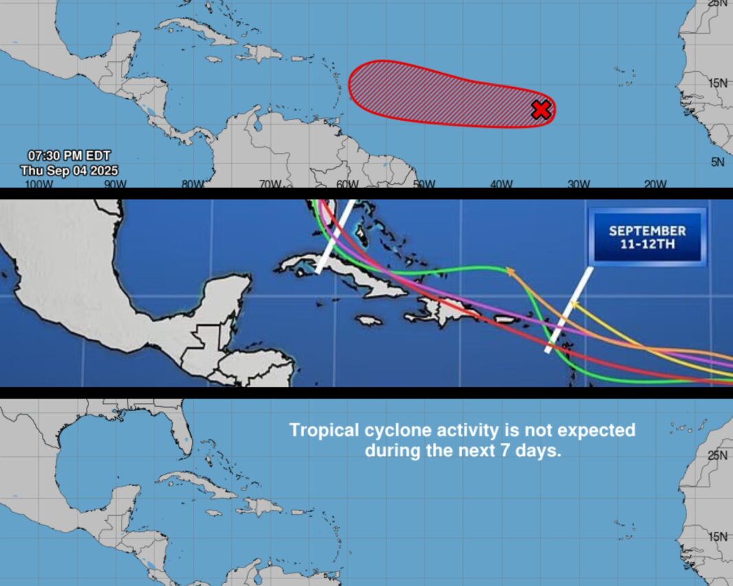 Meteorolgos habian proyectado modelos de pronóstico para la potencial tormenta tropical Gabrielle