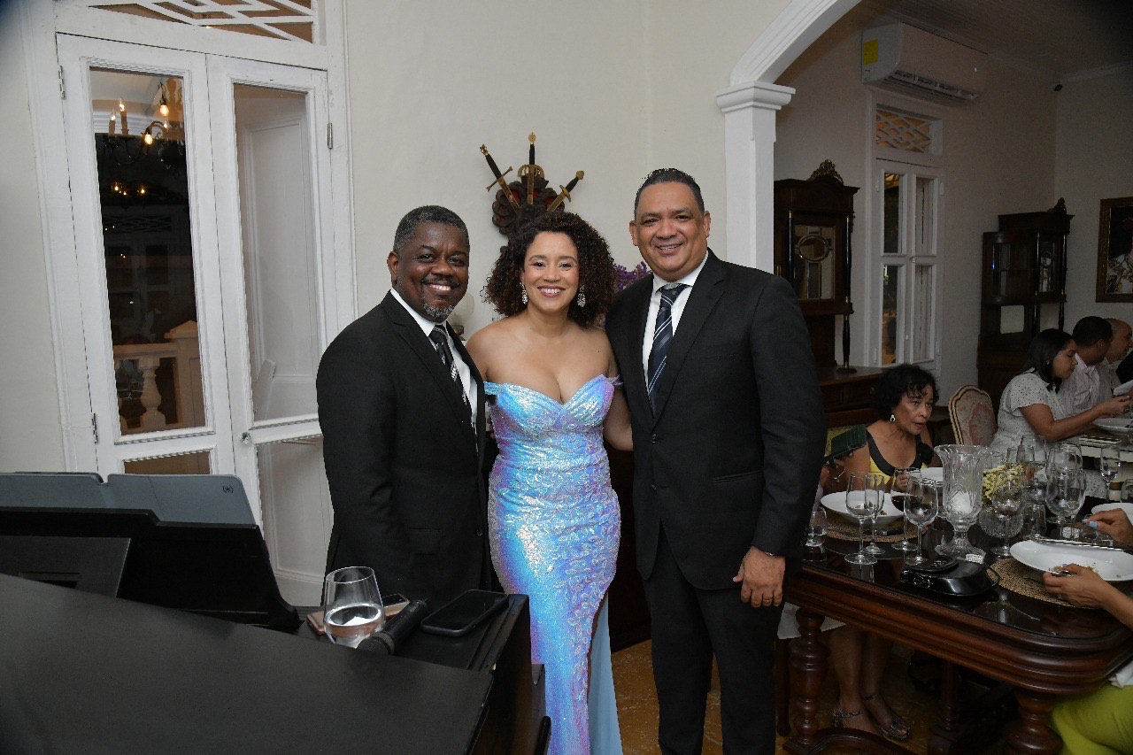 Porfirio Mateo, Stephany Ortega y Elvis Peralta