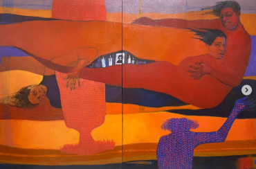 El Gran Premio de la Bienal de Artes Visuales de Santo Domingo  recayó en la pintura Ritual de sanación, de Lucía Méndez Rivas.