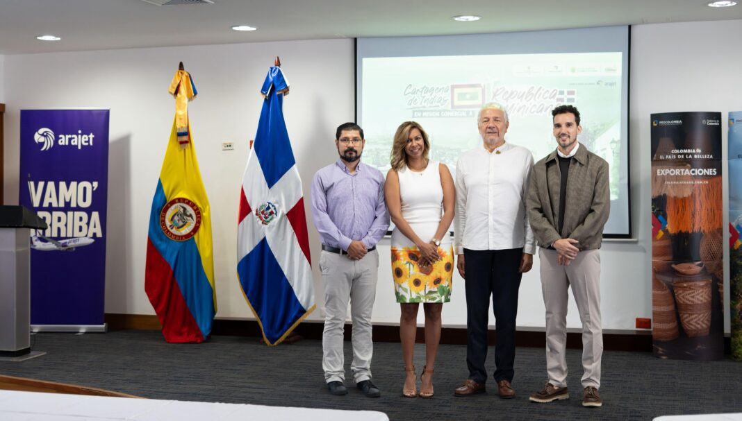 Santiagos Rios, Alexandra Baret, Darío Villamizar y Jairo Aguilera