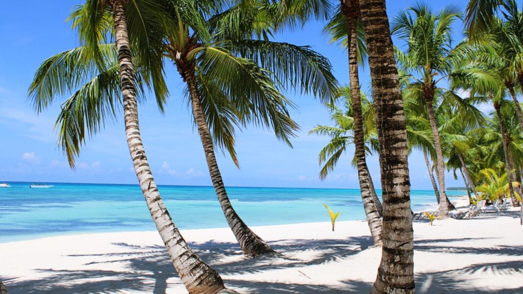 Vista de la Playa Macao al este de República Dominicana próximo a Punta Cana