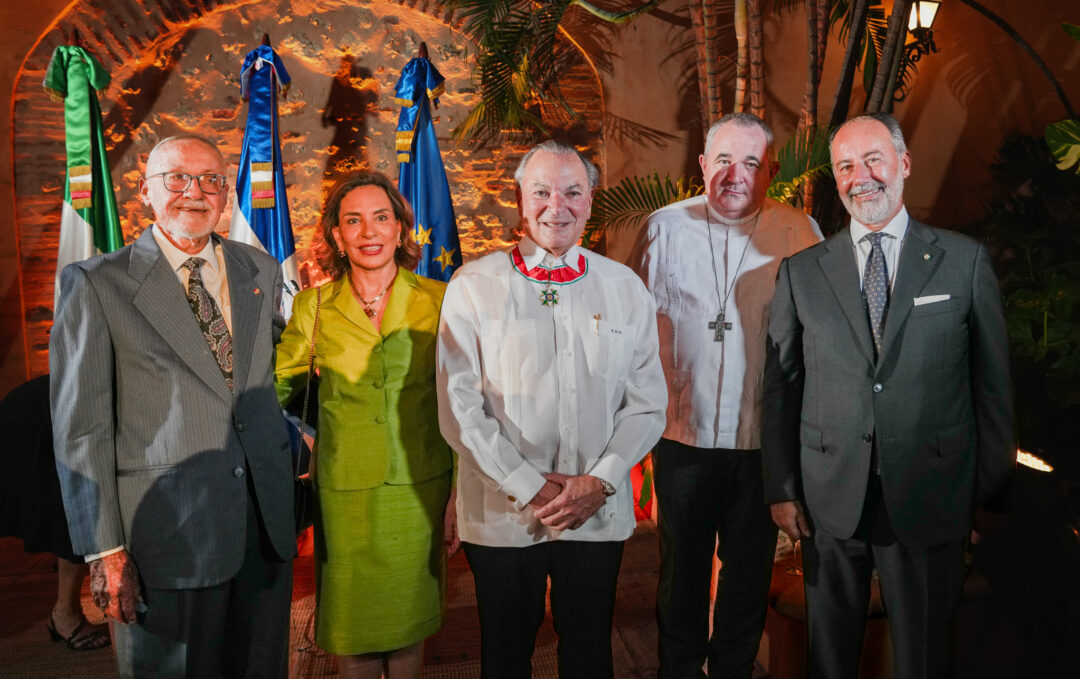 El año pasado Frank Rainieri recibió de la Orden de la Estrella de Italia la distinción honorífica de “Comendador”