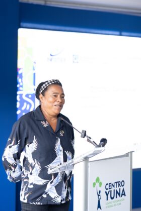 La se&ntilde;ora Cristina Cortorreal, presidenta de la Federaci&oacute;n de Campesinos hacia el Progreso de bonao.