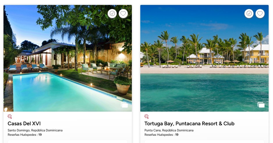 Los hoteles Casas Del XVI de la Cuidad Colonial en Santo Domingo y a Tortuga Bay Punta Cana Resort y Club en Punta Cana recibieron una Llave Michelín cada uno que certifica la categoría “Estancia Especial”.