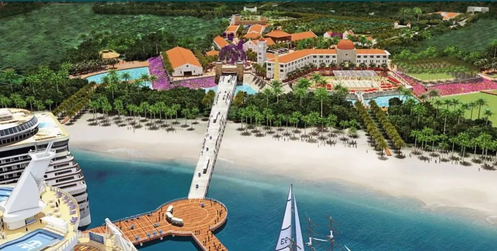 Maqueta del hotel Meliá Punta Bergantín que hoy se inciará la construcción en Puerto Plata