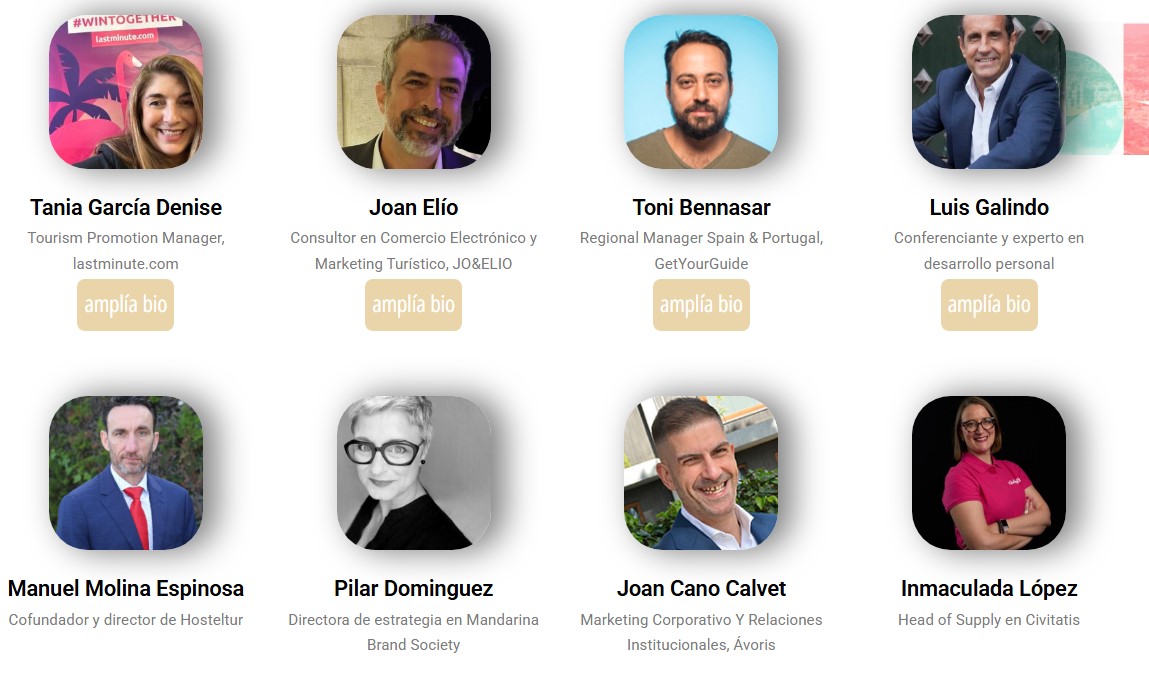 Algunos de los expositores que estarán en la II Convención de Turismo Regional,