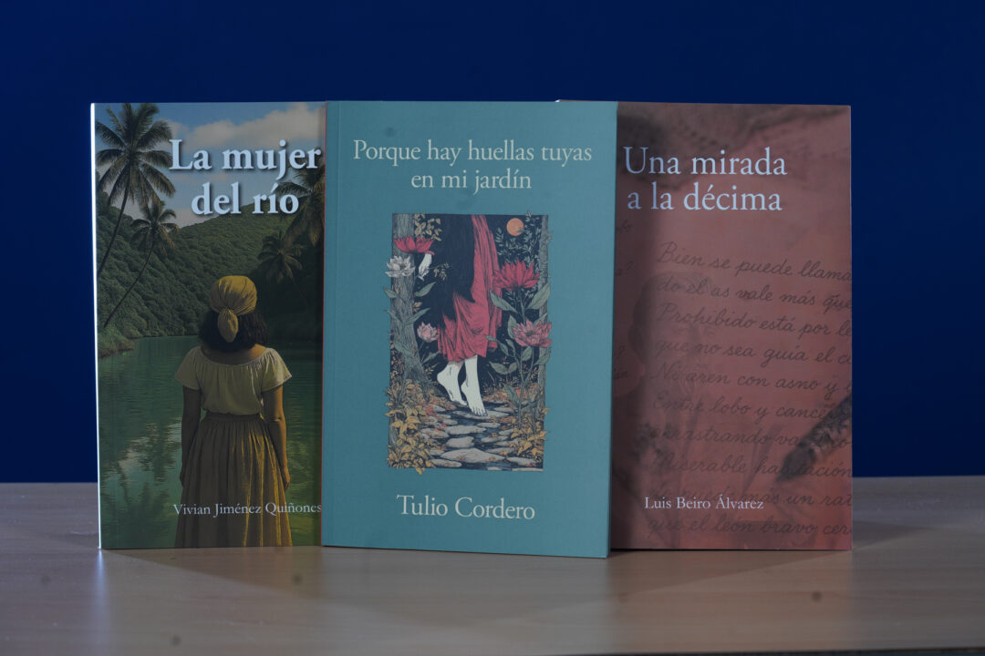 Portadas de los libros puestos en circulación por el Banco Central.