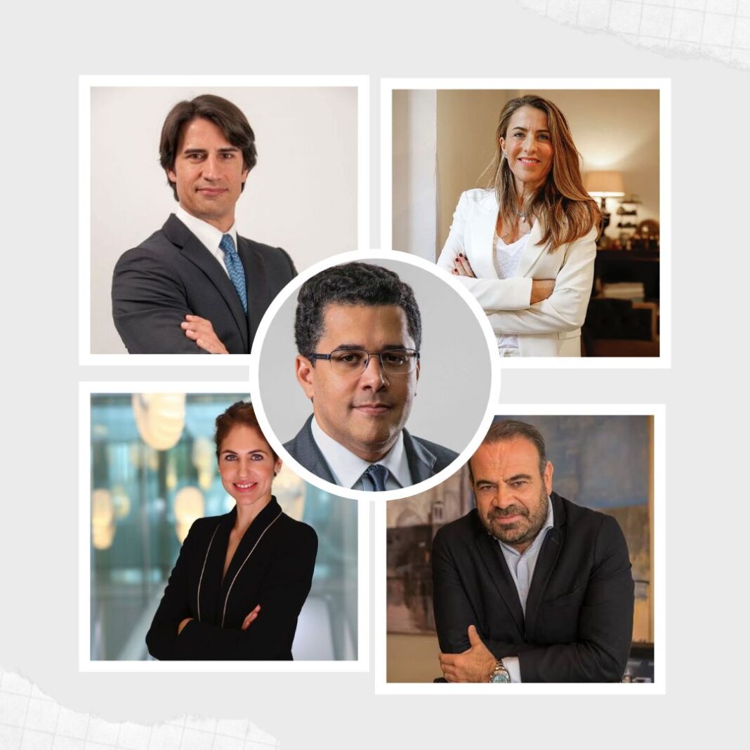 Los CEO de los grupos Meliá, Iberostar, Piñero y Four Season Hotels & Resorts, Gabriel Escarrer, Sabina Fluxá, Encarna Piñero y Alejandro Reynal coinciden en reconocer la gran labor desarrollada por el ministro Collado a nivel nacional e internacional.