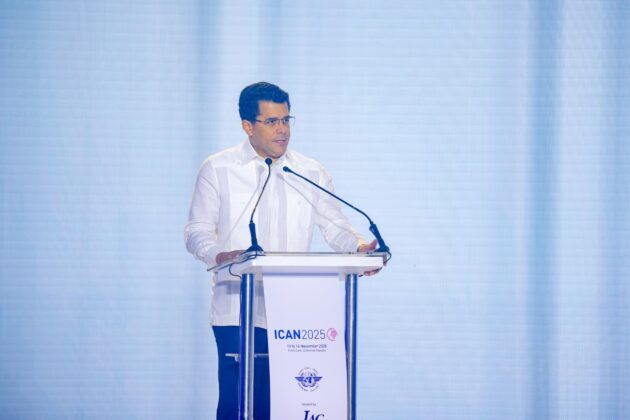 David Collado durante su participaci&oacute;n en el ICAM 2025