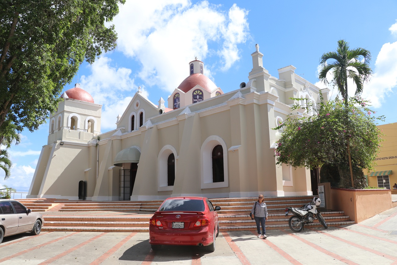 El templo del Santo Cerro que alberga el Santuario Nacional Nuestra Señora de las Mercedes