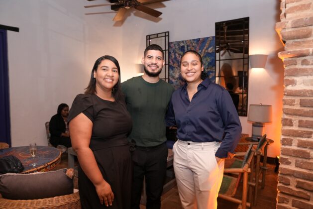 Elizabeth Peguero , Esleiter Medina y Teidi C&aacute;ceres