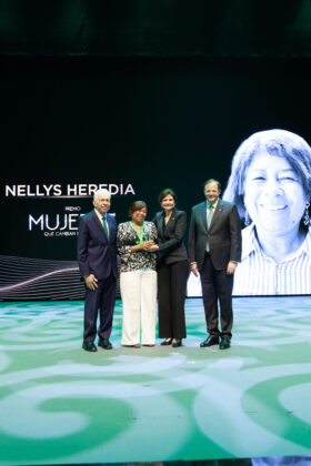 Luis Molina Ach&eacute;car, Nellys Heredia, Raquel Pe&ntilde;a y Steven Puig
