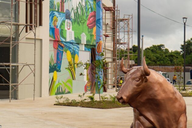 Murales en la Plaza multiuso y cultural seibana