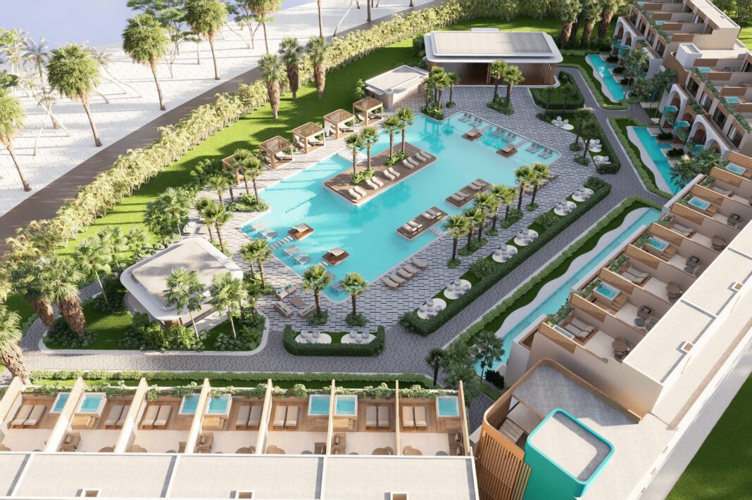 Con más de 160 unidades entre habitaciones, suites y residencias de dos y tres habitaciones, Almare Beach Resort promete integrar arquitectura, naturaleza y mar en una experiencia inmersiva que captura la esencia natural de Las Terrenas.