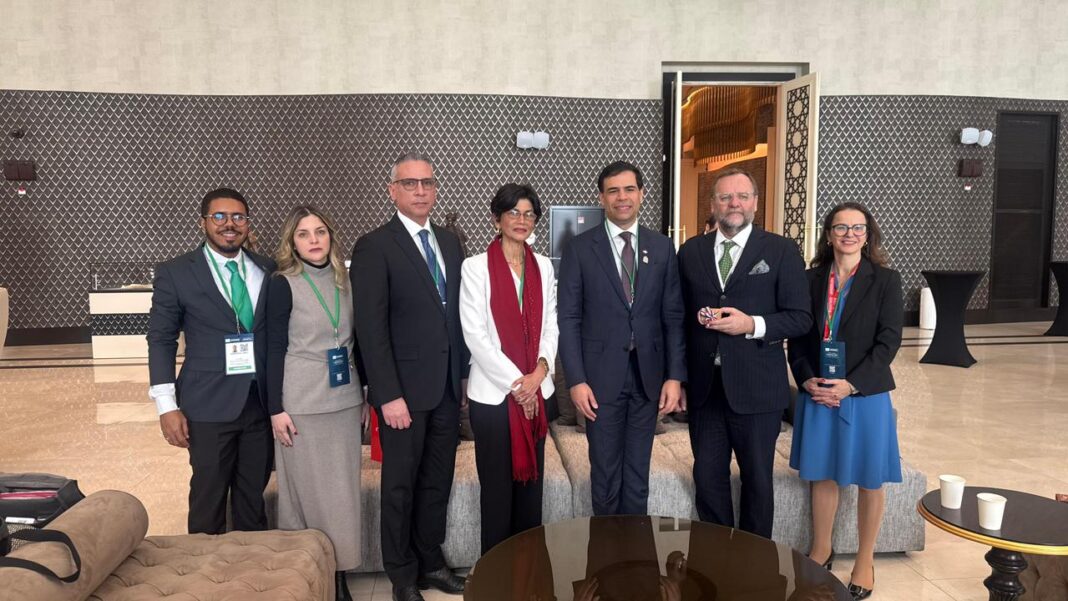 El ministro de Cultura, Roberto Ángel Salcedo, participó este sábado en la 43.ª Conferencia General de la UNESCO, en Uzbekistán