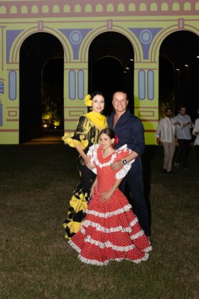 Maria Poveda, Alma Galán y David Galán