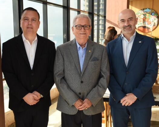 Yarin Casquero, Najib Neder y Leandro Tajes