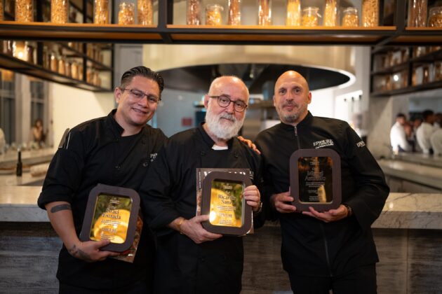 Chef Israel Estrada, Chef Ricardo Sanz y chef Miguel Astudillo
