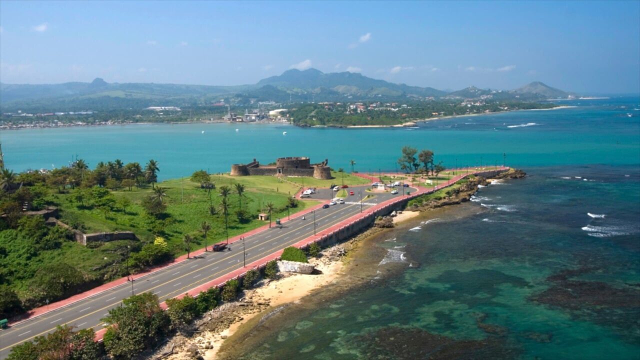Vista de la Puntilla en Puerto Plata.