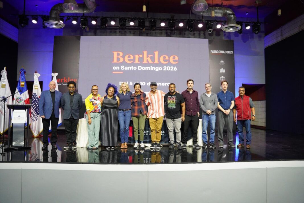 Berklee en Santo Domingo 2026 está organizado por el Ministerio de Cultura, en coordinación con la Dirección General de Bellas Artes, el Conservatorio Nacional de Música y el Berklee College of Music, y cuenta con el patrocinio de la Fundación AES Dominicana e Itabo.