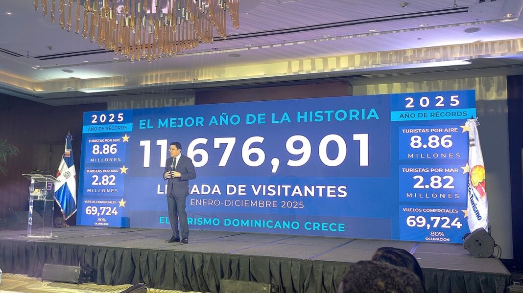 David Collado al presentar los resultados del turismo durante todo el 2025
