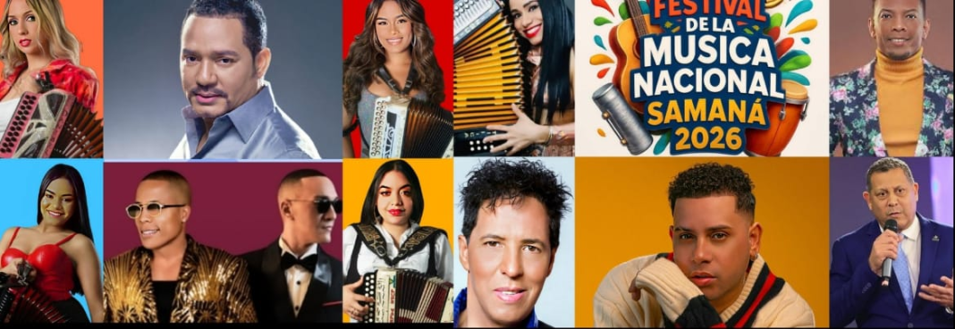 El primer Festival musical nacional se realizará en Samaná desde el próximo miércoles 21 hasta el lunes 26 feriado en toda República Dominicana