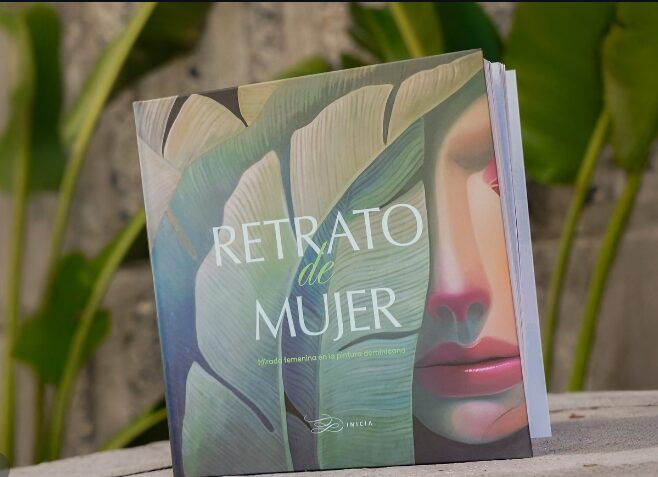 La elección de la portada de la obra “Retrato de mujer: mirada femenina desde la pintura dominicana”, no es arbitraria ni decorativa: responde a una afinidad profunda entre el espíritu del libro y la poética visual de la artista