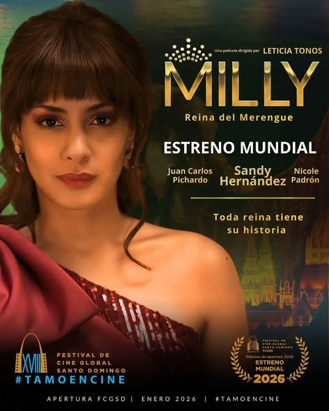 Poster de bio pict Milly, la reina del merengue