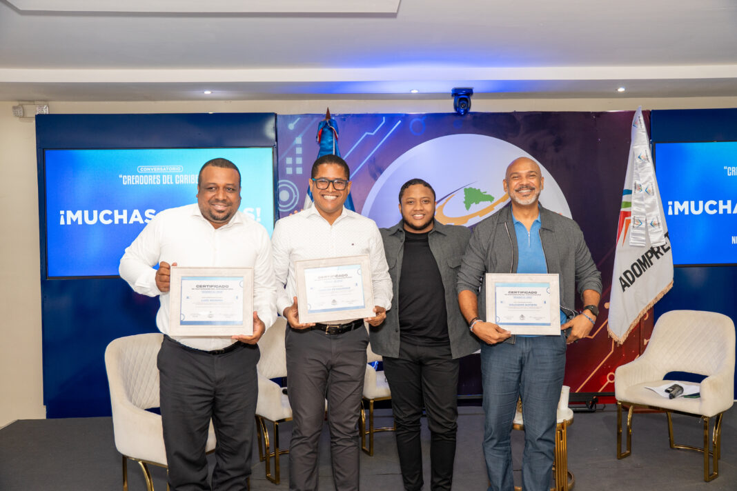 Luis Medina, Jacinto Fernández, Abraham Núñez y Salvador Batista.